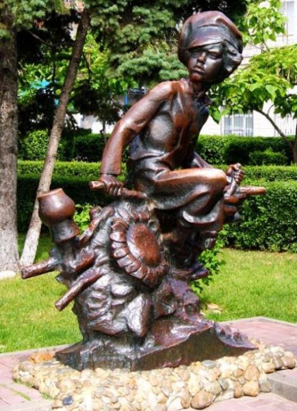 Skulptura Nahalenok v Rostove na Donu